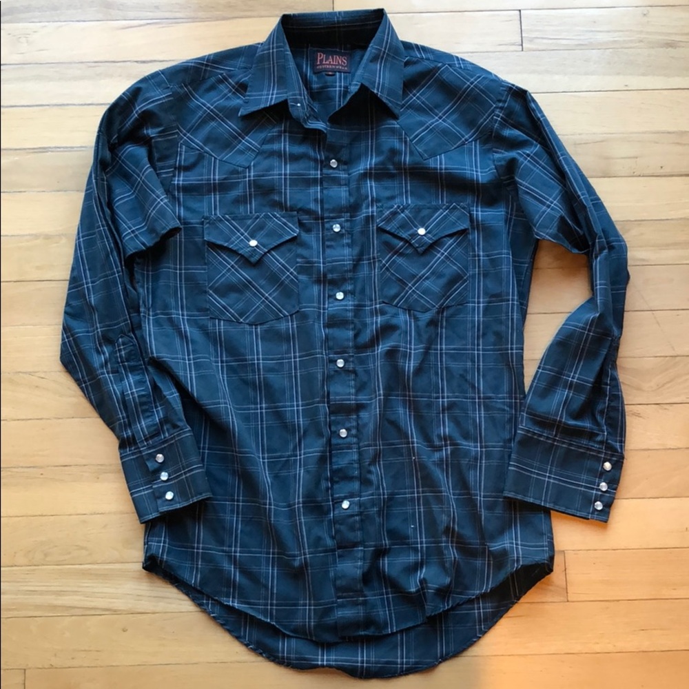 Vintage Western Plaid Shirt